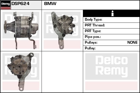 DELCO REMY Hydrauliikkapumppu, ohjaus DSP6958